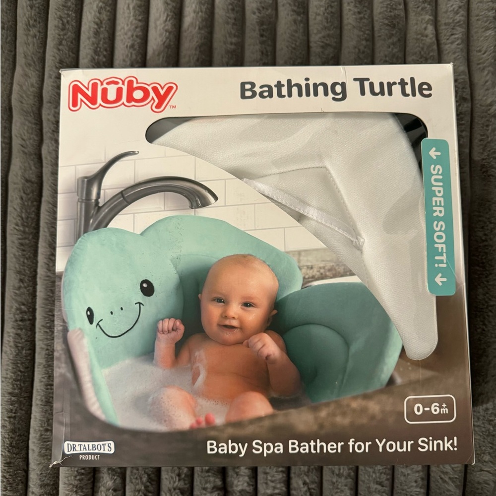 Nuby bathing turtle NEW